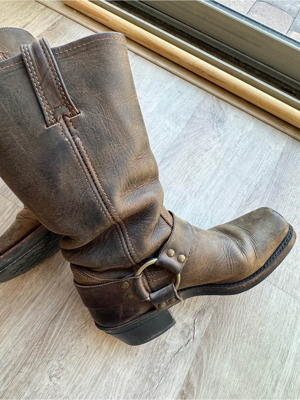 Frye Harness Boots Size 7 M Woman’s - Picture 5 of 16
